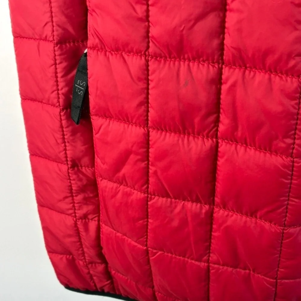 STS‎ Ranchwear Men's Large The Wesley Quilted Puffer Vest Red Mock Neck Full Zip